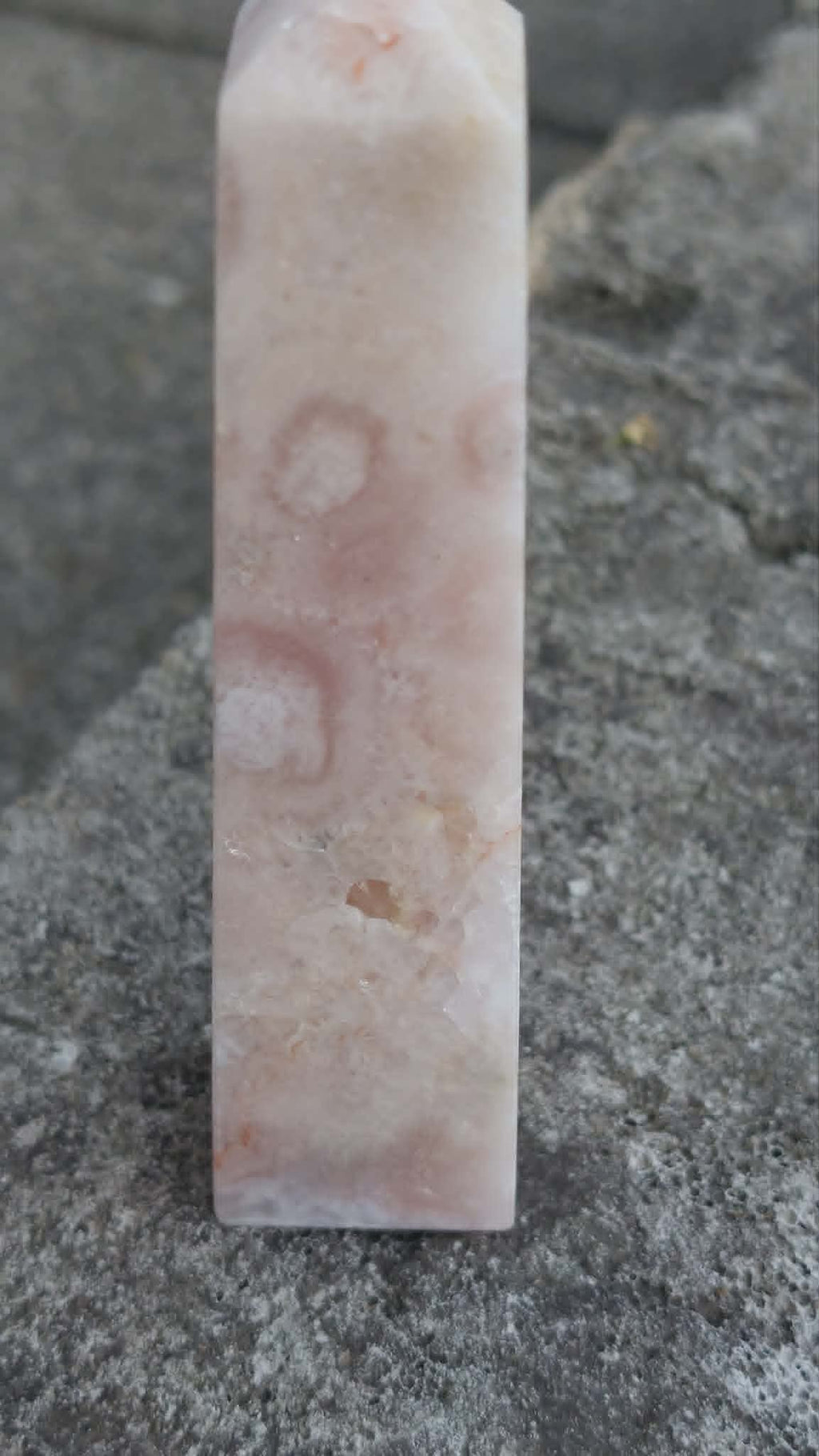 Natural Pink Amethyst Tower