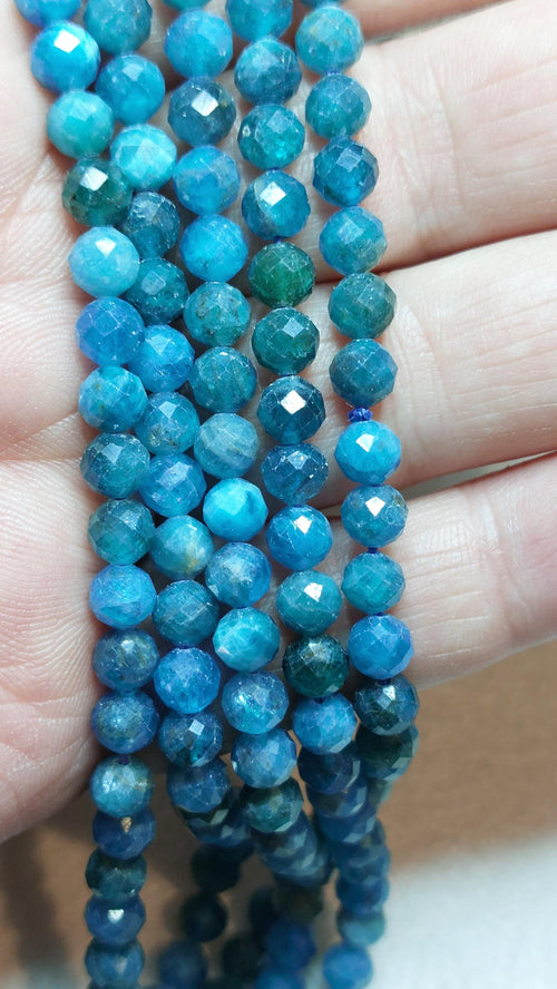 apatite beads 5mm faceted