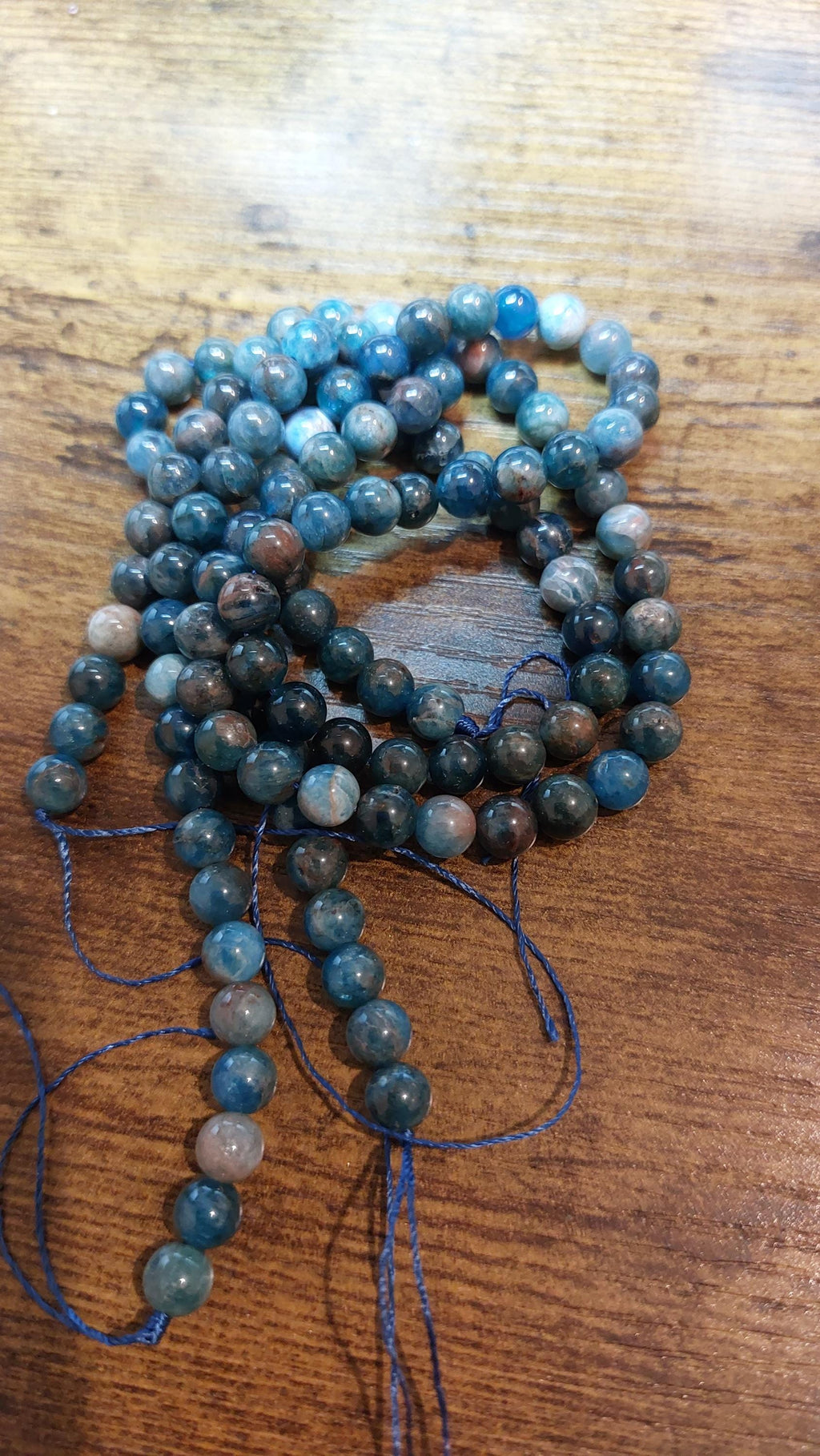 natural apatite beads 6mm