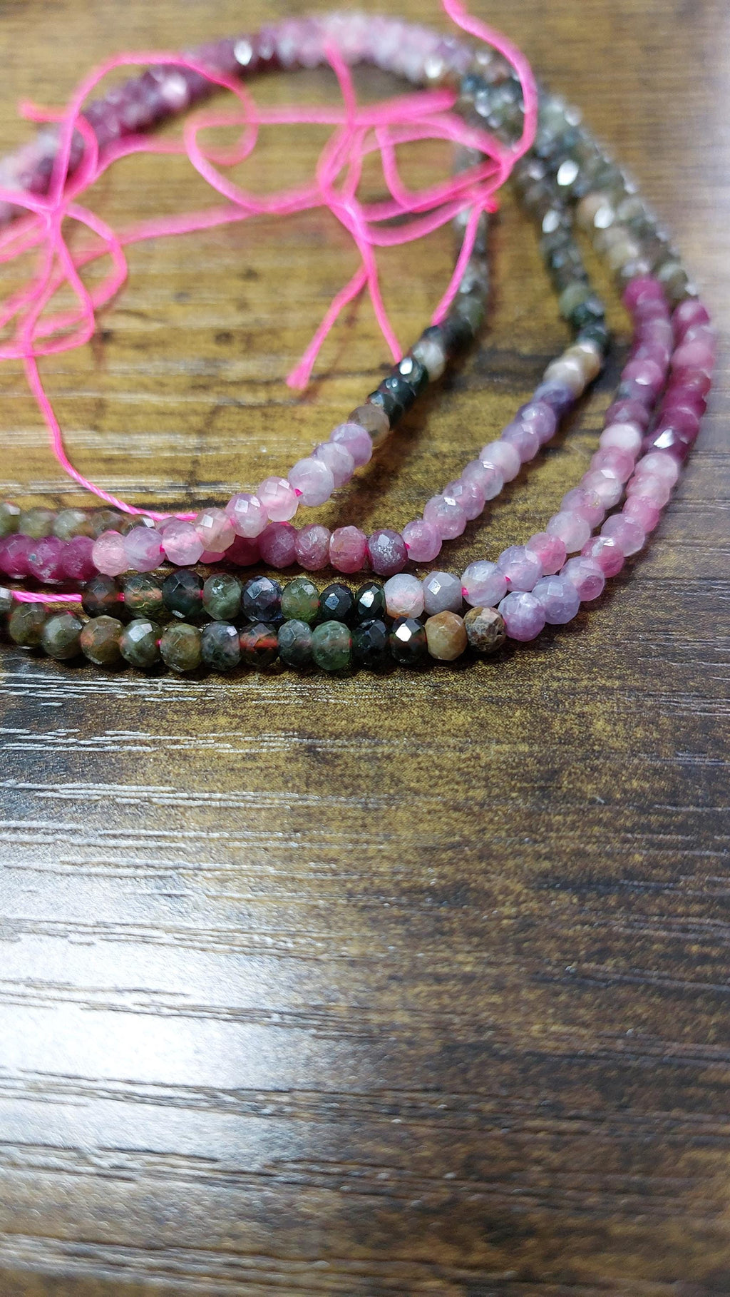 natural tourmaline beads rondelle