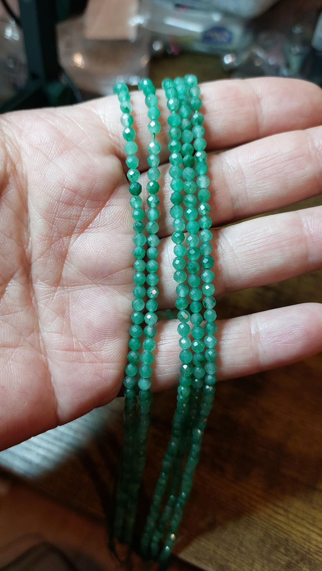 Natural African Jade Faceted round