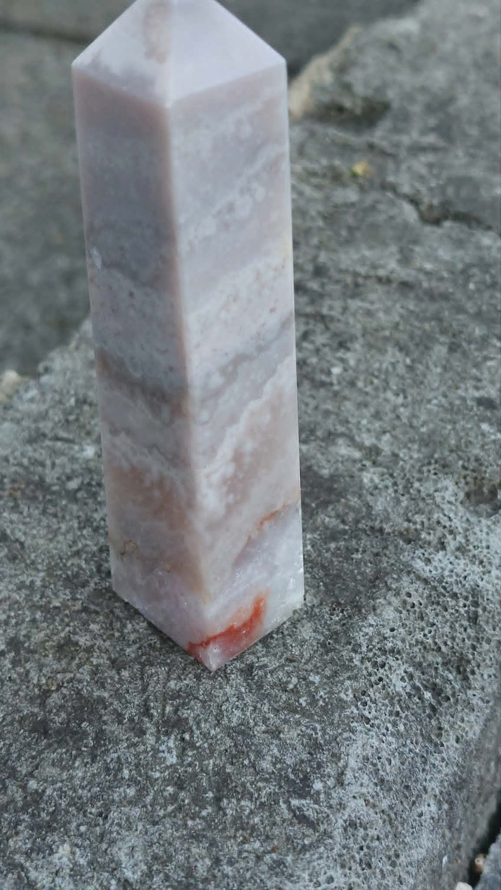 Natural Pink Amethyst Tower