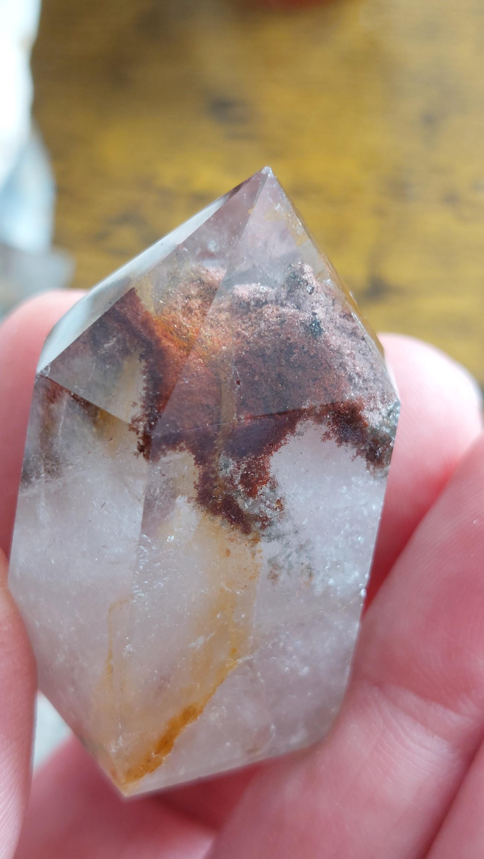 Garden Quartz Points - Lodolite Crystal