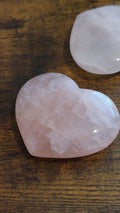 natural rose quartz hearts 50mm