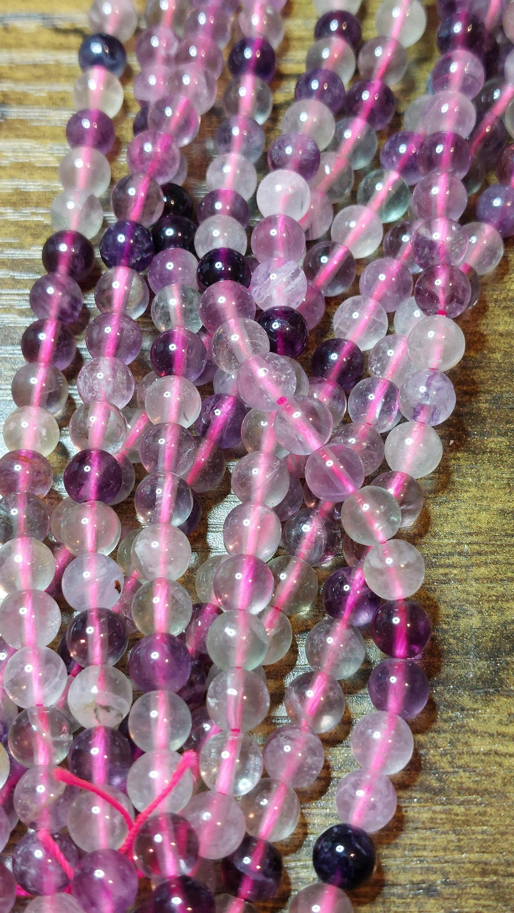 Natural Fluorite Beads 6mm