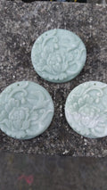 Calcite Carved Flower Pendant