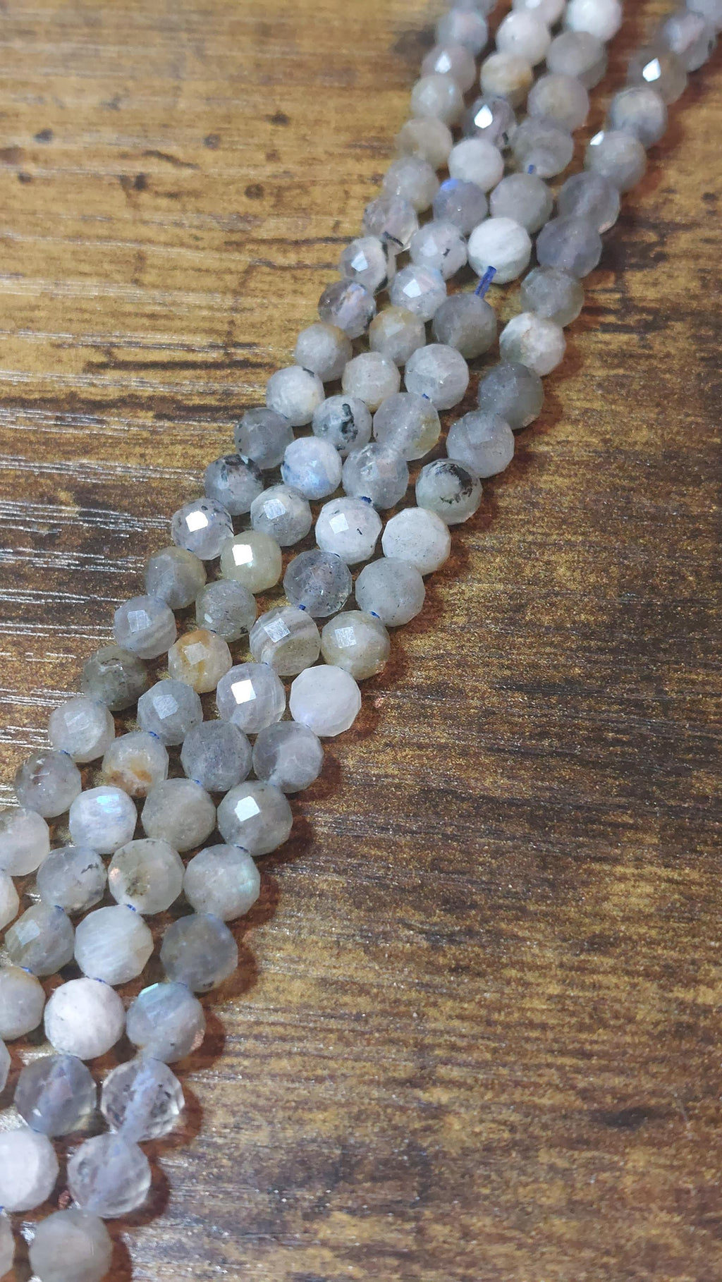 Labradorite 6mm faceted beads