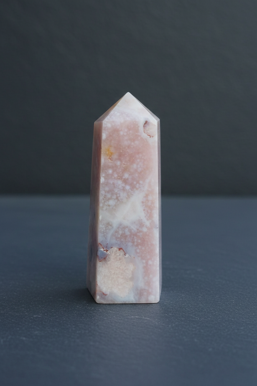 Natural Pink Amethyst Tower