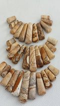 Picture jasper pendant/beads