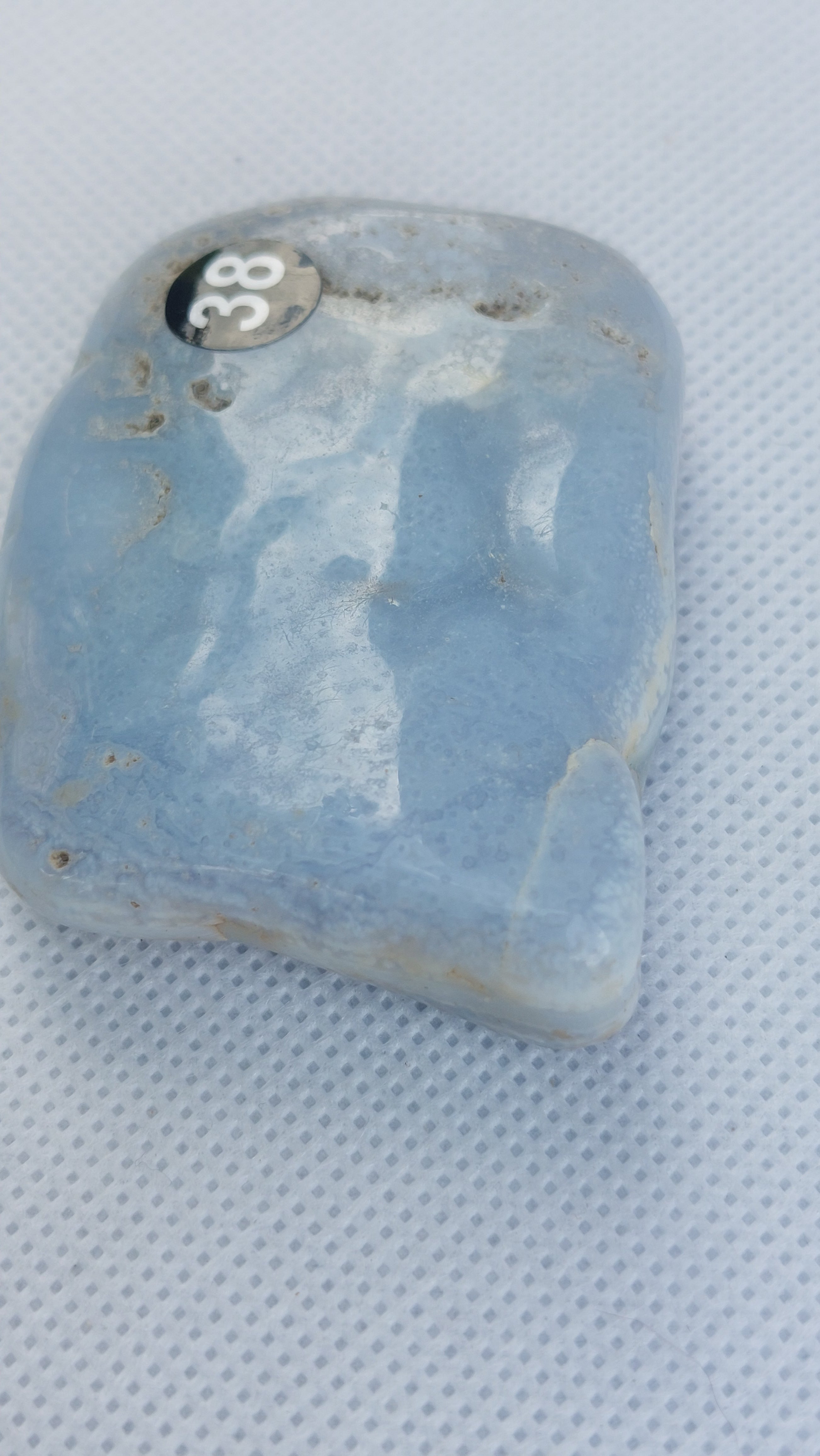 Natural Polished Blue Lace Agate free form