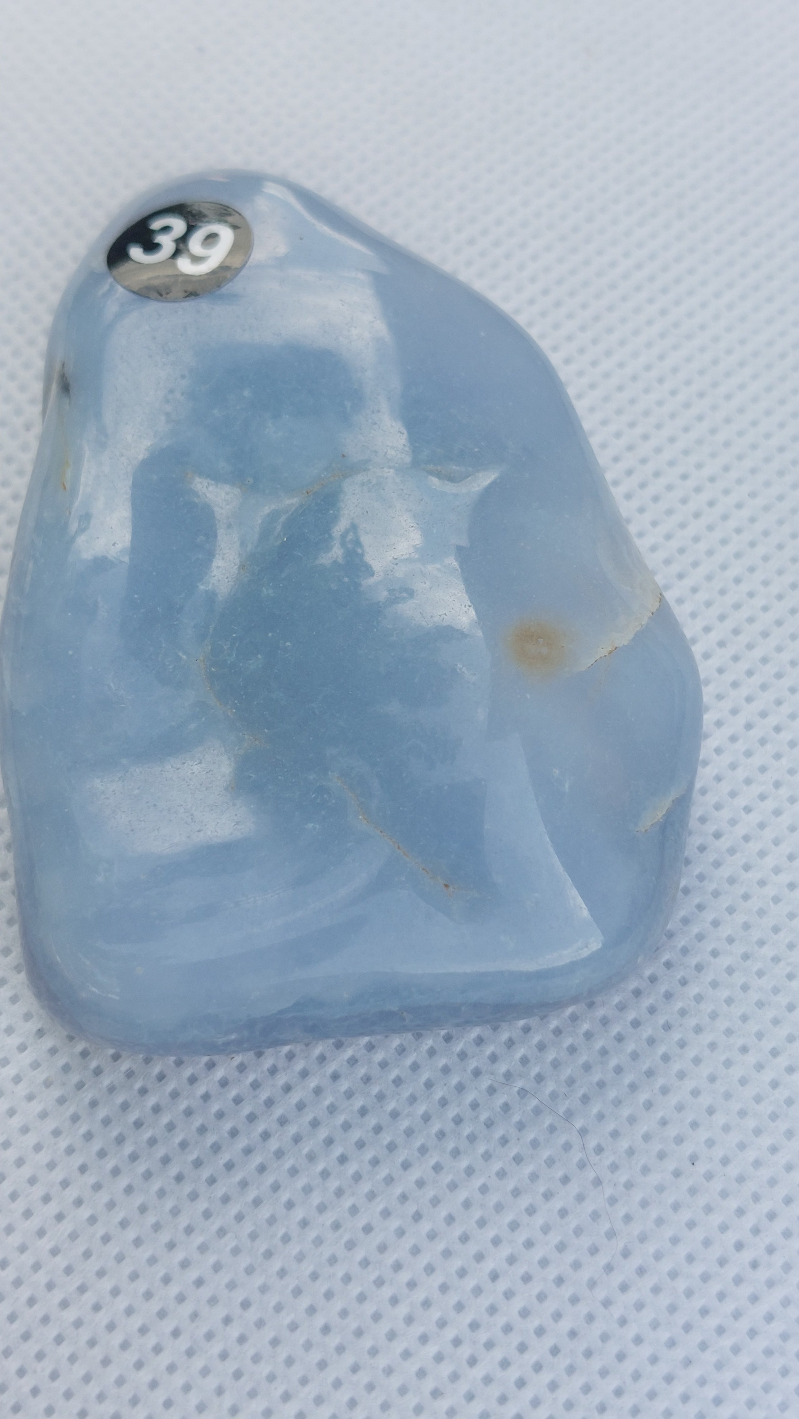 Natural Polished Blue Lace Agate free form