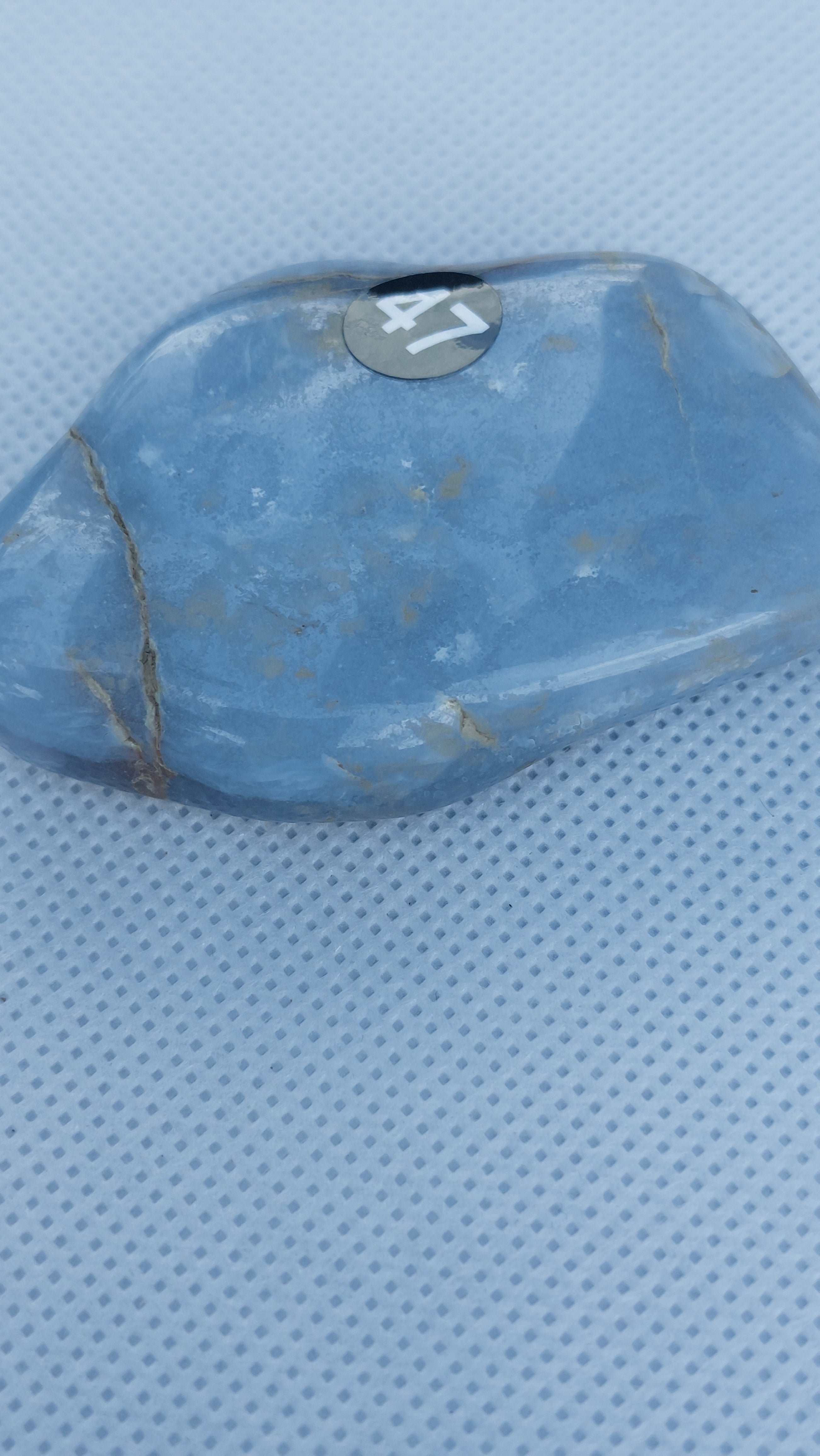 Natural Polished Blue Lace Agate free form