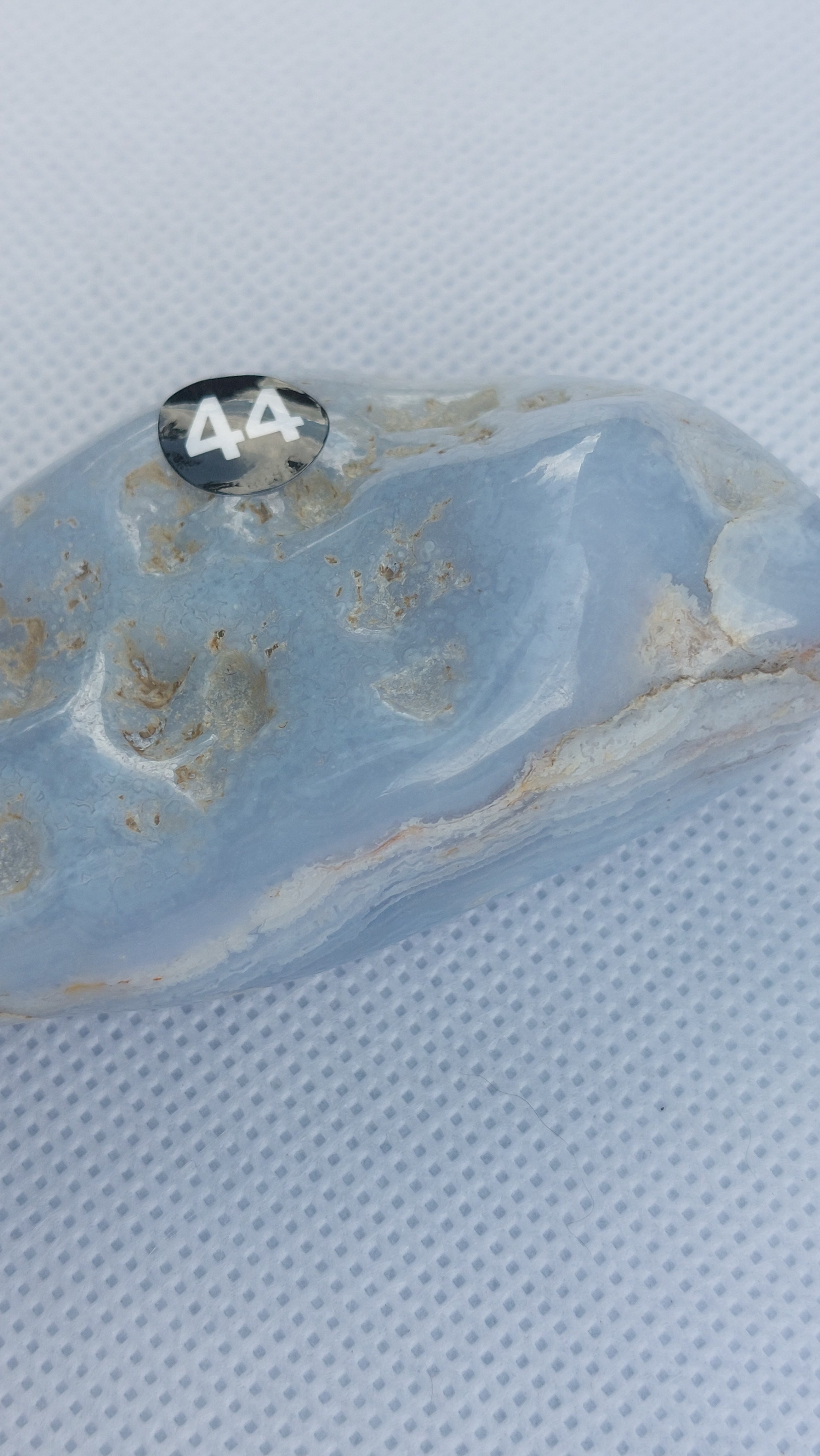 Natural Polished Blue Lace Agate free form
